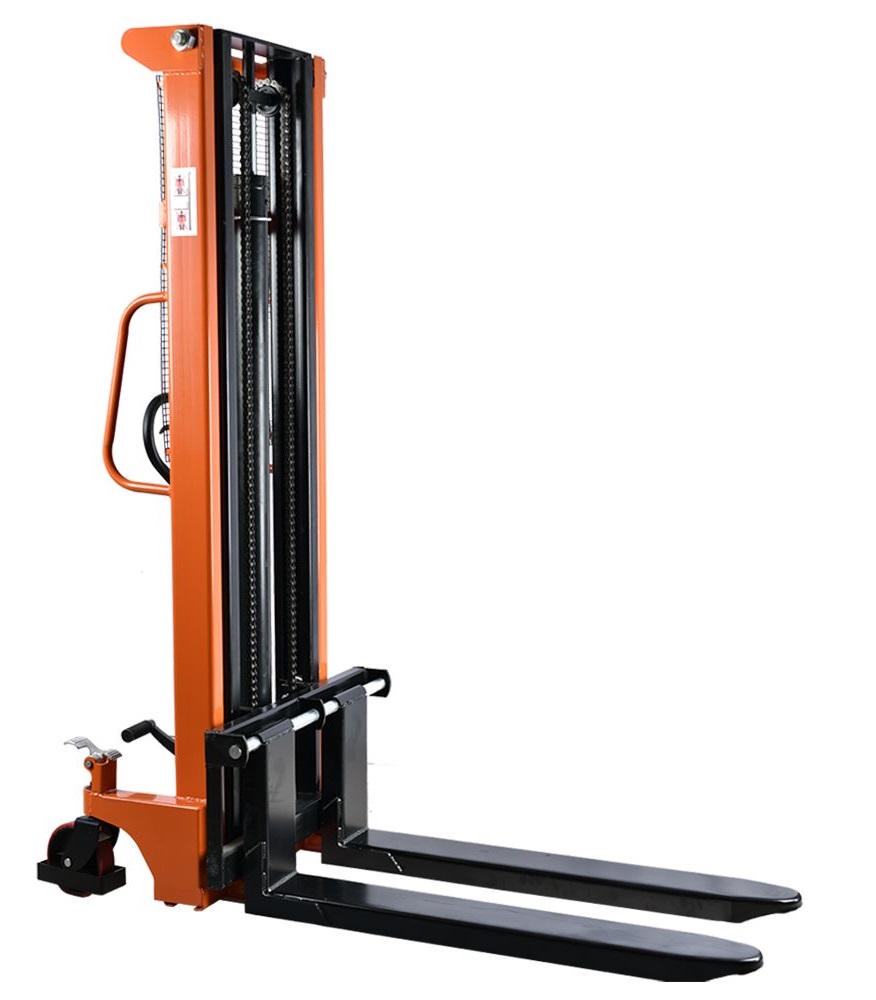 Hydraulic Manual Stacker-Adjustable Forks